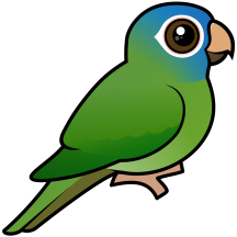 Birdorable Blue-crowned Conure