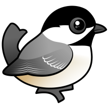 Birdorable Black-capped Chickadee