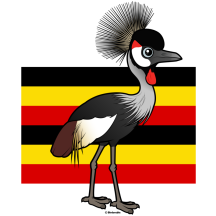 Grey Crowned-Crane of Uganda