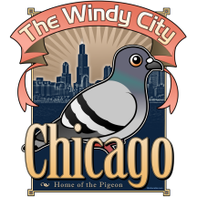 Customizable Chicago Pigeon