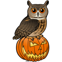 Halloween Eurasian Eagle Owl