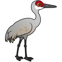 Birdorable Sandhill Crane