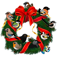 Birdorable European Garden Birds Christmas Wreath
