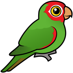 Birdorable Red-masked Parakeet