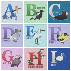 Birdorable Alphabet Sets