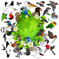 Birdorable Earth Day