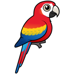 Birdorable Scarlet Macaw