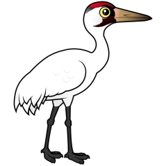 Birdorable Whooping Crane