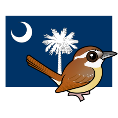 State Birdorable of South Carolina: Carolina Wren