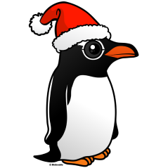 Gentoo Penguin Santa