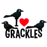 I Love Grackles