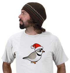 Birdorable Piping Plover Santa T-Shirt
