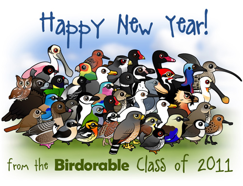 Happy New Year from the Birdorable Class of 2011