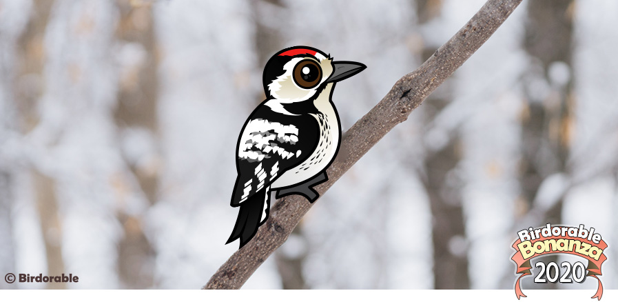 Birdorable Lesser Spotted Woodpecker