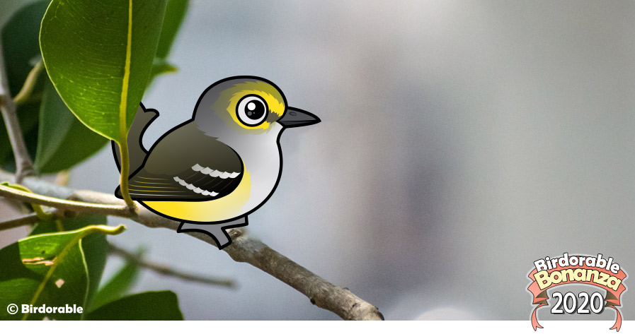 Birdorable White-eyed Vireo