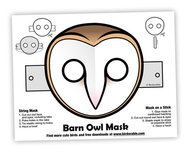 Printable Barn Owl Mark