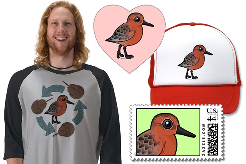 Birdorable Red Knot T-shirt & gifts