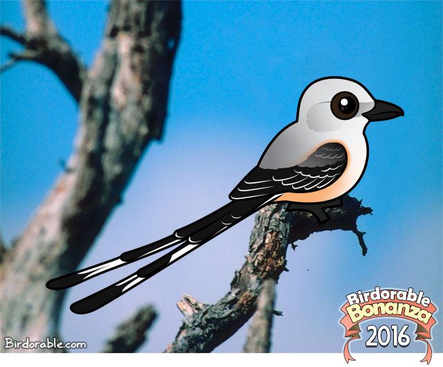 Birdorable Scissor-tailed Flychatcher