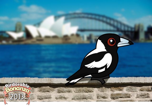 Birdorable Australian Magpie