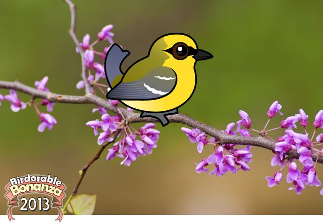 Birdorable Blue-winged Warbler