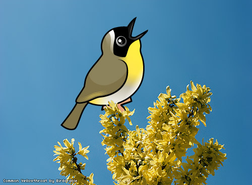 Birdorable Common Yellowthroat