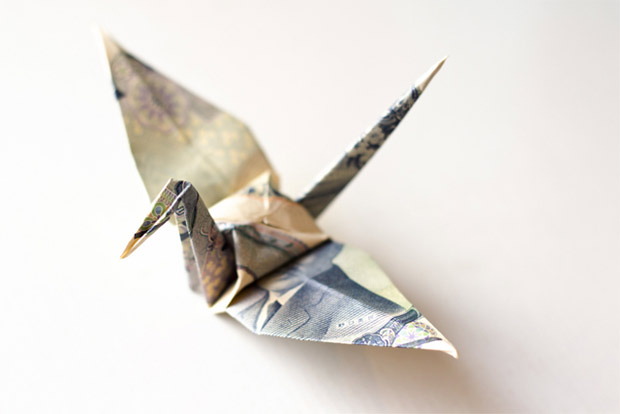 Crane origami