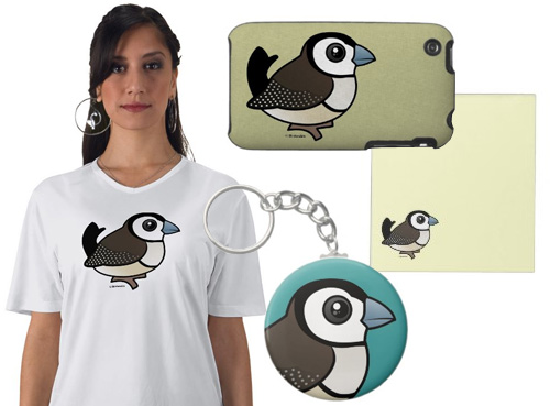 Birdorable Double-barred Finch sample products