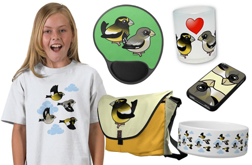 Evening Grosbeak gifts