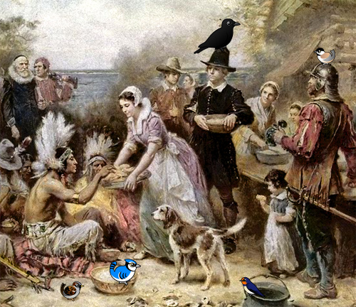 The First Thanksgiving by Jean Leon Gerome Ferris