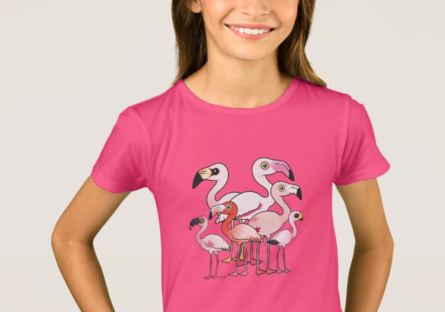 Birdorable Flamboyance Girls T-Shirt