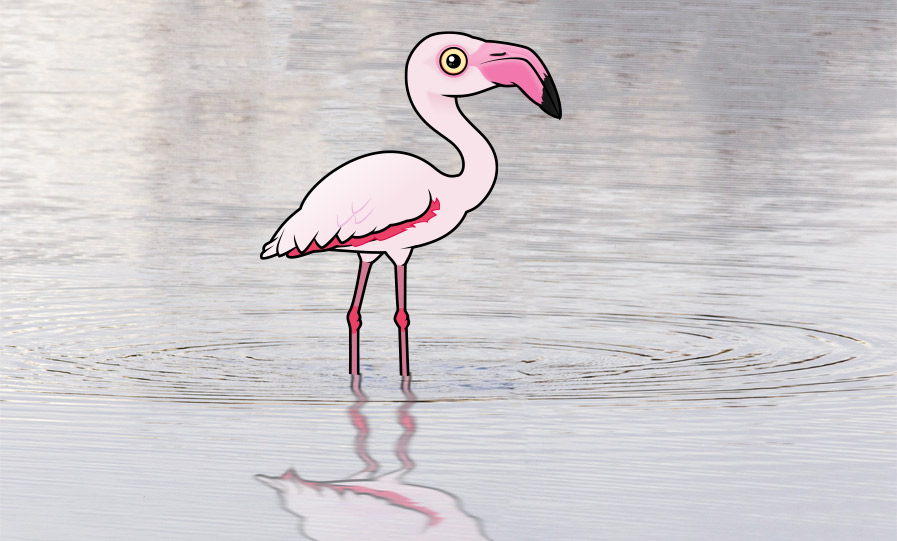 Birdorable Greater Flamingo