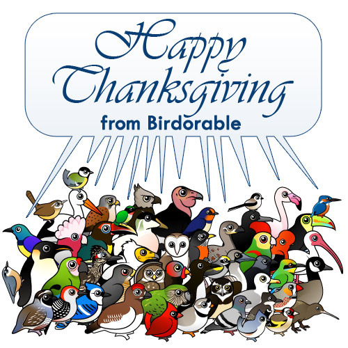 Happy Thanksgiving from Birdorable
