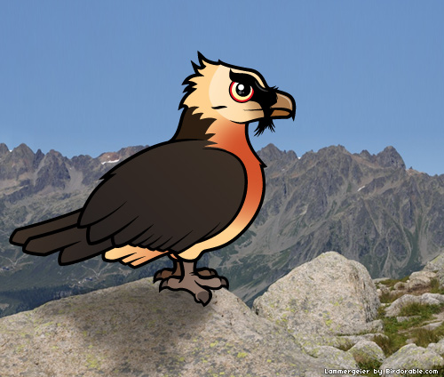 Birdorable Lammergeier
