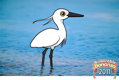 Birdorable Little Egret