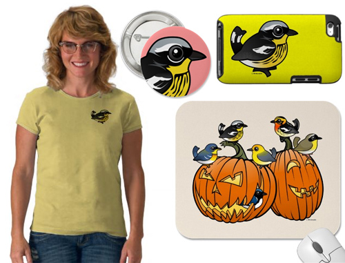 Sample Magnolia Warbler gifts from Birdorable