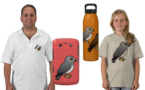 Sample Northern Harrier t-shirts and gifts