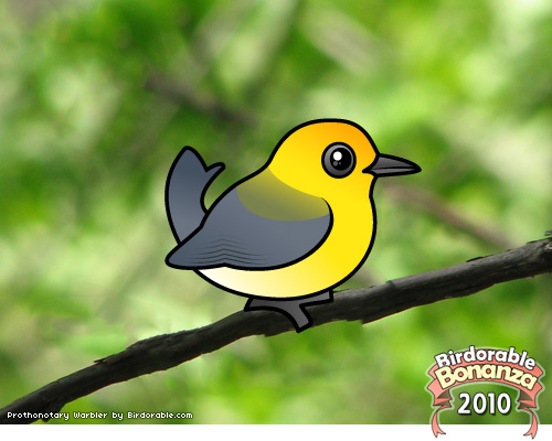 Birdorable Prothonotary Warbler