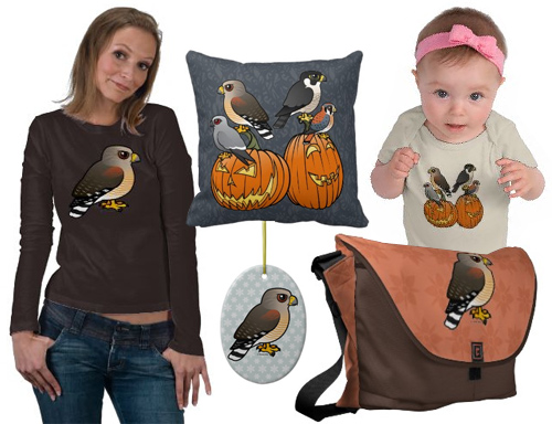 Cute Red-shouldered Hawk t-shirts and gifts