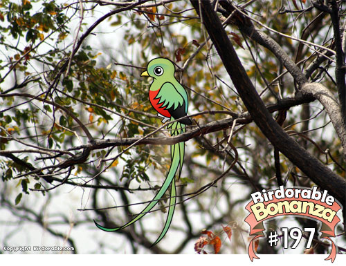 Cute Birdorable Resplendent Quetzal