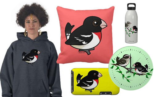 Birdorable Rose-breasted Grosbeak sample products