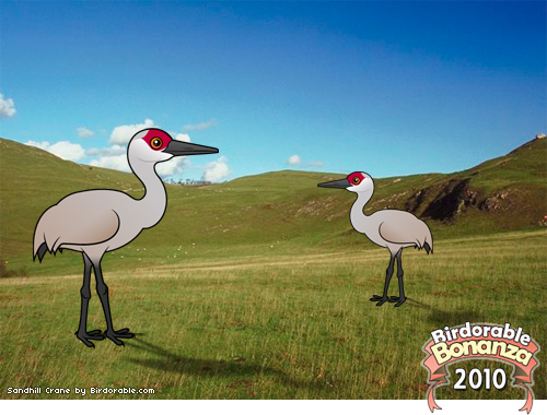 Birdorable Sandhill Crane