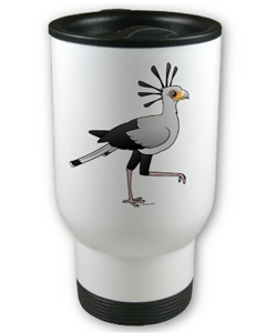 Birdorable Secretary Bird Travel Mug