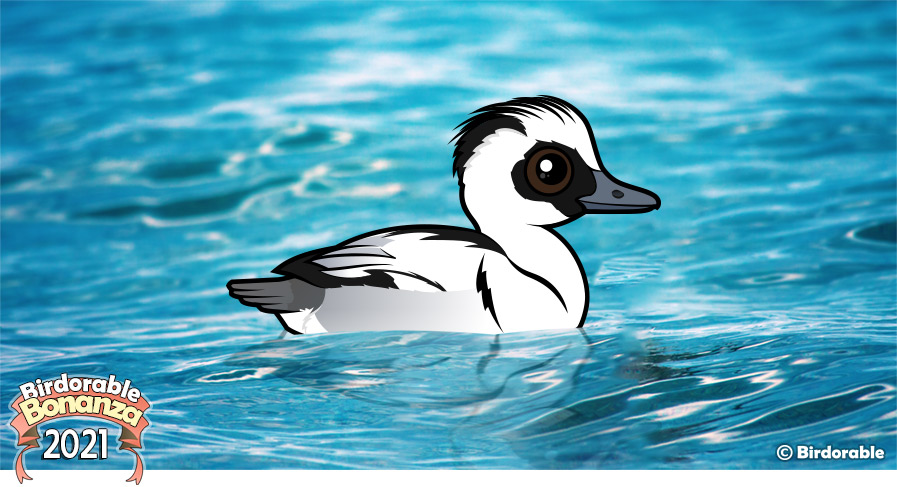 Birdorable Smew