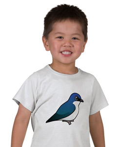 Birdorable Tree Swallow EDUN LIVE Lamb Toddler Essential Crew T-Shirt