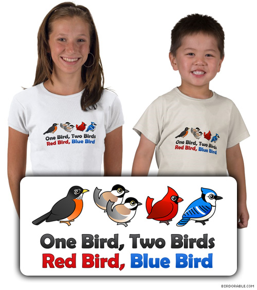 Birdorable One Bird, Two Birds, Red Bird, Blue Bird