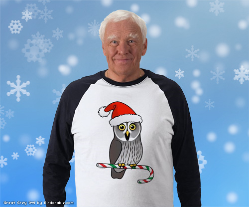 Birdorable Great Grey Owl Santa