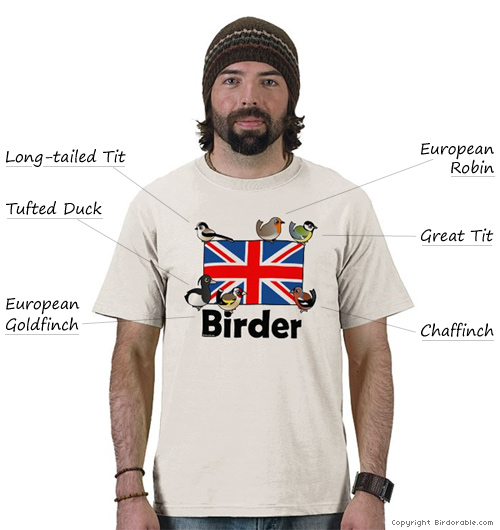 Birdorable UK Birder T-Shirt