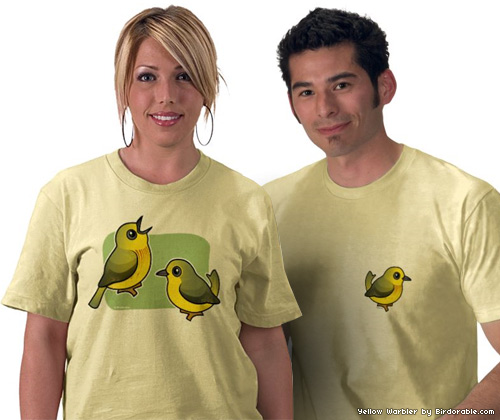 Birdorable Yellow Warbler T-shirts
