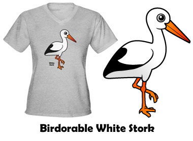 Birdorable White Stork