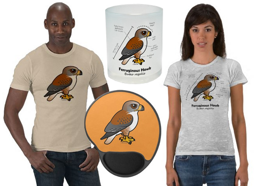 Cute Ferruginous Hawk t-shirts and gifts